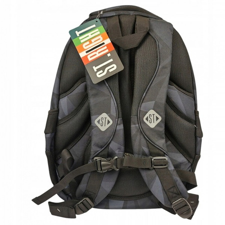 PLECAK 4-KOMOROWY STRIGHT BP-04 GEOMETRIC GREY 680823