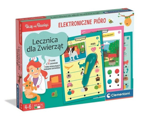 Clementoni Uczę się bawiąc! Mówiące pióro Lecznica dla zwierząt 503896