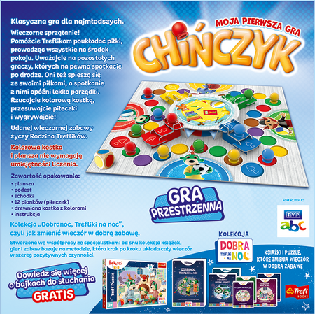 Gra trefl chińczyk moja pierwsza gra rodzina treflików  020564