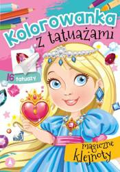 Książeczka Kolorowanka z tatuażami. Magiczne klejnoty 074734