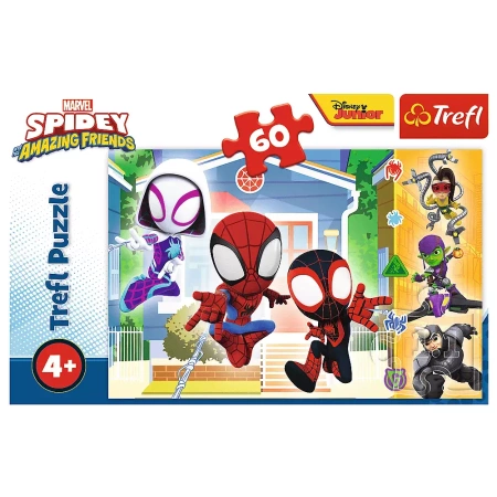 Puzzle trefl 60 W świecie Spiday'a 173710