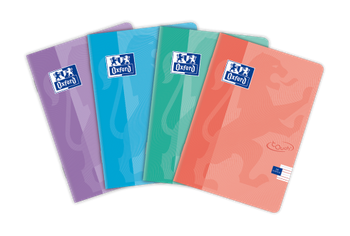 Zeszyt Oxford A5 16k 3linia kolor 90g Touch pastel 388944