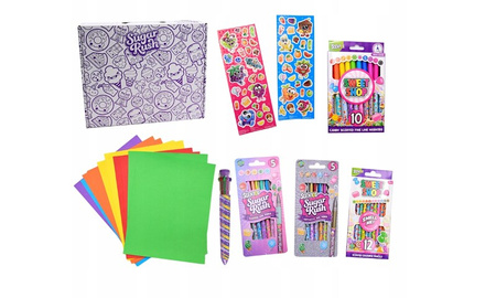 Scentos Pachnący zestaw Walizka do pokolorowania fioletowa 301623