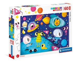 Clementoni Puzzle 60 Maxi Super Kolor Outer Space