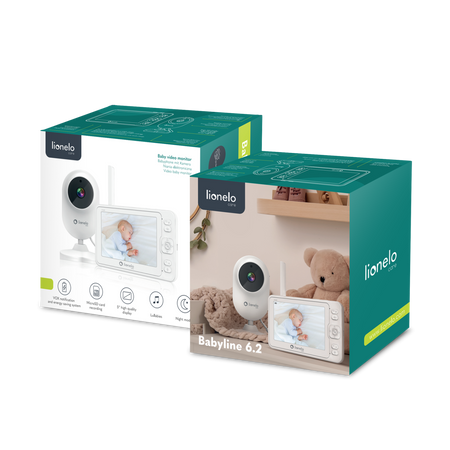 Lionelo Babyline 6.2 White niania elektroniczna z kamerą 703093