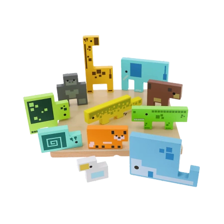 Trefl Zabawka drewniana Pixel Gang 616408