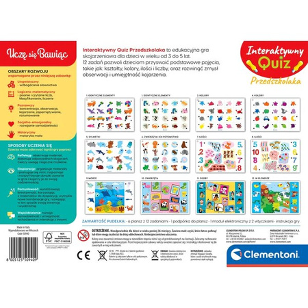 Clementoni Interaktywny quiz 509409
