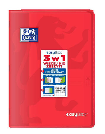Zeszyt Oxford Easybook A4 60k 90g mix 377795