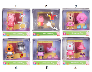 Peppa-figurka+ akcesorium, stroje