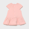 Mayoral Sukienka dzianina grafika kolor 43 Pale blush rozmiar 4-6 m