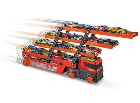 Hot wheels laweta na 50 aut transporter ghr48