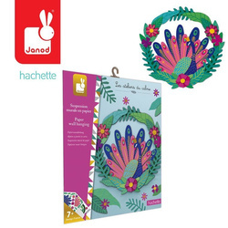 Zestaw kreatywny Papierowy wieniec na ścianę Paw Janod 379421