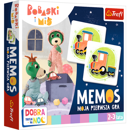 Gra Trefl Mój pierwszy memos Dobranoc, Trefliki na noc Rodzina Treflików 020380