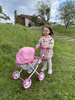 Wózek dla lalek dori prestige pink 124903