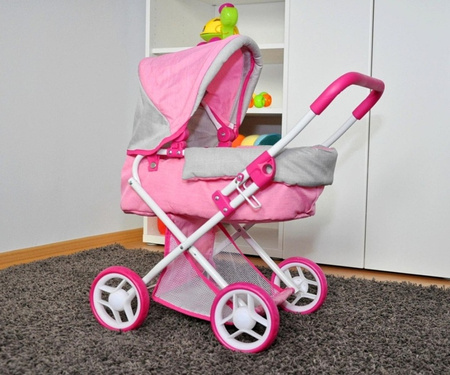 Wózek dla lalek Alice Prestige Pink 124927