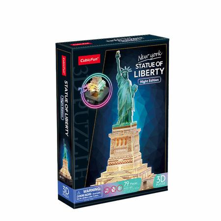 CubicFun Puzzle 3D LED Statua Wolności 205362