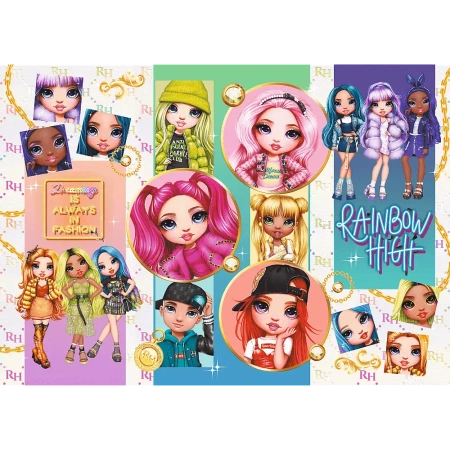 Puzzle Trefl 200 Przyjaźń Rainbow Hogh MGA 132892