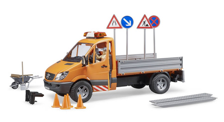 Bruder 02537 mb sprinter komunalny z figurką kierowcy