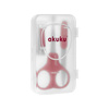 Akuku zestaw do manicure red (12/72)000425