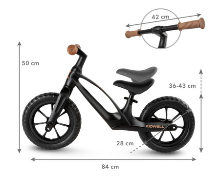 Kidwell Rowerek biegowy Vito Black 705809