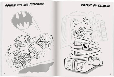 Książeczka LEGO DC COMICS SUPER HEROES POŁĄCZ KROPKI 342746