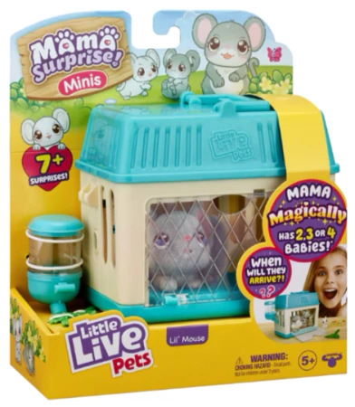 Little Live Pets Mama Surprise Mini Myszki niebieski 265093