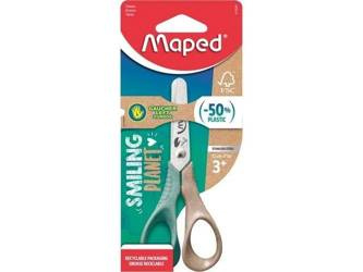 Maped Nożyczki szkolne Vivo Smiling Planet 12cm dla leworęcznych blister 725200