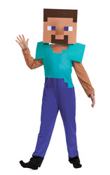Strój dziecięcy Minecraft Steve rozmiar M 228718