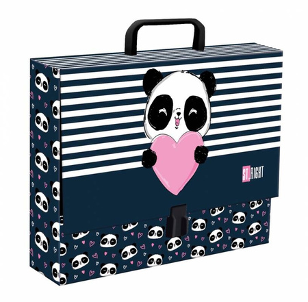 Teczka z rączką A4 XL St.Right LOVE PANDA 655128
