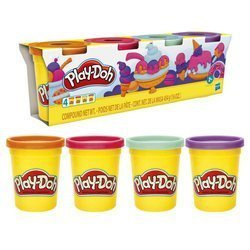 Play-doh e4869/b5517_nl asst ciastolina kubeczki 4-pack 
-pomarańcz,róż,błękit,fiolet-