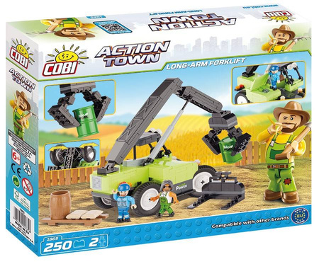 Cobi 1865 action town long arm forklift 250 kl.