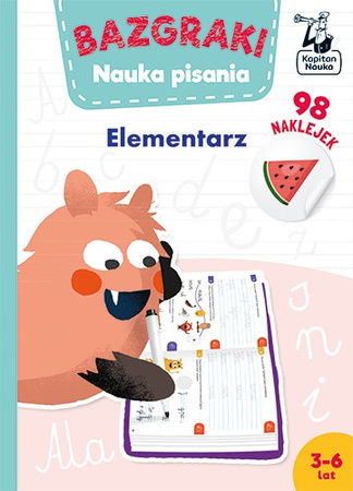 Książeczka Bazgraki Nauka pisania Elementarz 044119