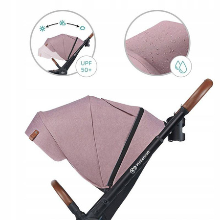 Kinderkraft wózek spacerowy 2w1 evolution cocoon mauvelous pink 914678