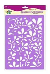 Szablon plastikowy a4 gałązki 697542