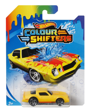 Hot wheels bhr15 auto zmieniające kolor
