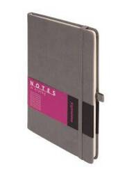 Notes kratka A5 Memofix szary 083097