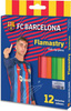Flamastry okrągłe 12kol FC Barcelona Astra 183497