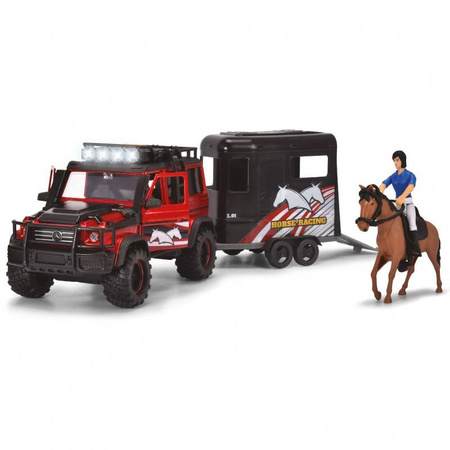 Dickie Playlife Dżokej jeep z przyczepą 075346
