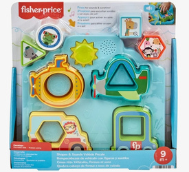 Fisher Price HRP31 Układanka Pojazdy i kształty z dzwiękiem 182701
