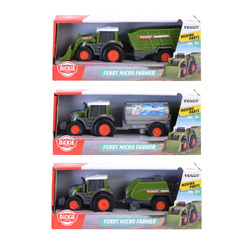 Dickie Fendt 3 pojazdy rolnicze mix 18 cm 080593