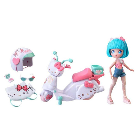 Hello Kitty Lalka Manga Pretty Pink Scooter 194095