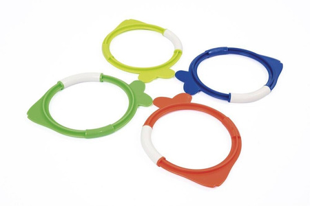 Bestway 26009 Zestaw 4 kółek rybek do zabawy w wodzie Lil Fish 991857/331361