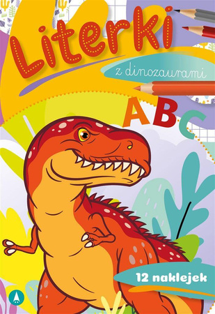 Książeczka  LITERKI Z DINOZAURAMI 072167