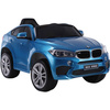 Auto na akumulator bmw x6 srebrny lakierowany 3287
