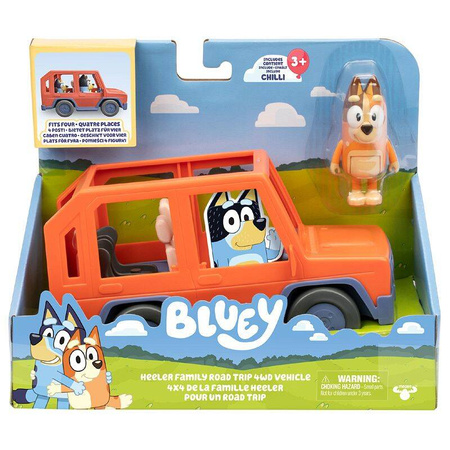 BLUEY ZESTAW SAMOCHÓD 4X4 Z FIG CHILLI 176610