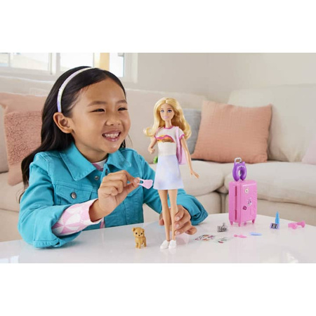 Barbie HJY18 Lalka podróżniczka 098125