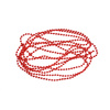 Łańcuch perełki 4 mm czerwony 226981