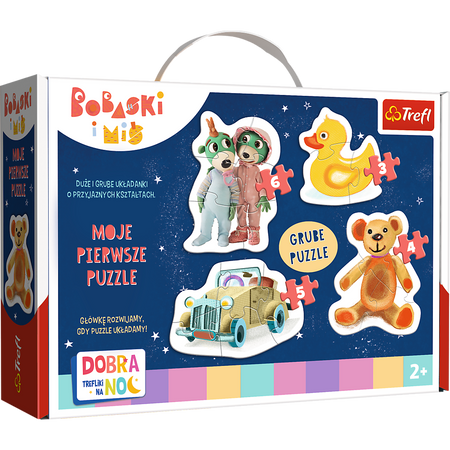 Puzzle Trefl Baby Classic Urocze Bobaski Dobranoc Trefliki na noc 360950