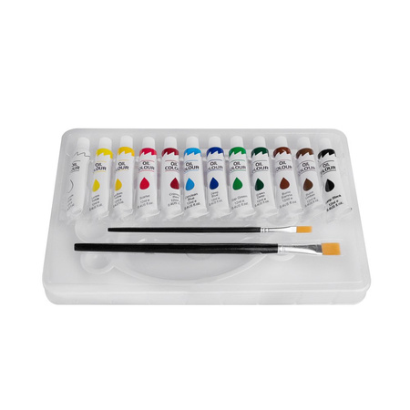 Farby olejne easy creative 12 kolorów