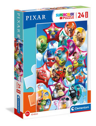 Clementoni Puzzle 24 Maxi Super Kolor Pixar Party